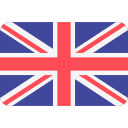 United Kingdom flag, english language switcher